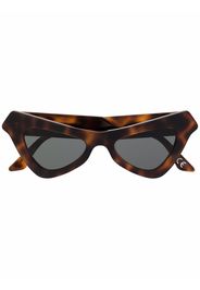 Marni Eyewear Occhiali da sole cat-eye - Marrone