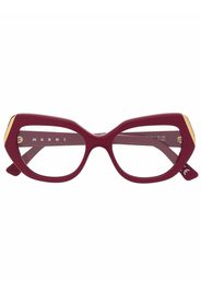 Marni Eyewear Occhiali squadrati - Rosso