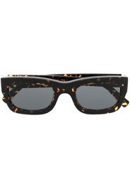 Marni Eyewear Occhiali da sole rettangolari CWE - Nero