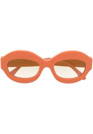 Marni Eyewear Occhiali da sole G1E ovali - Arancione