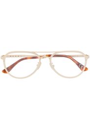 Marni Eyewear Occhiali tondi - Oro