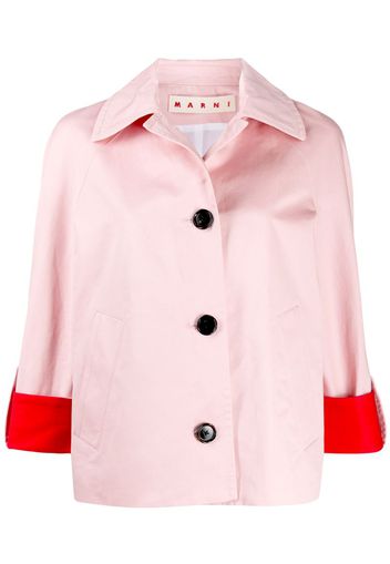 boxy colour block jacket