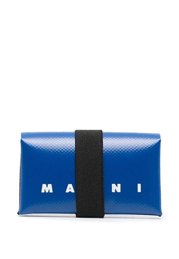 Marni Portafoglio Origami con stampa - Blu