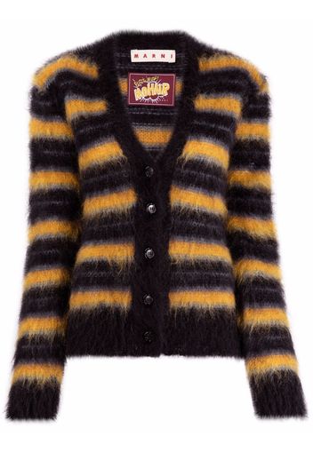 Marni Cardigan a righe - Nero