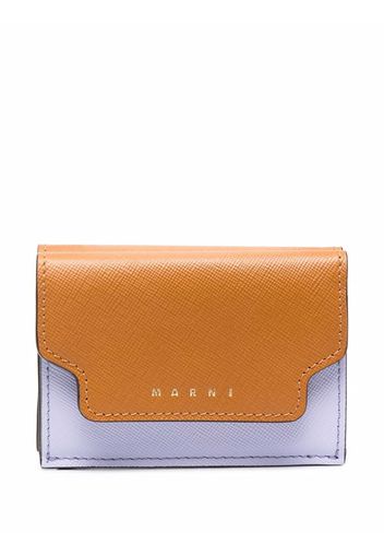 Marni Portafoglio bicolore Trunk - Marrone