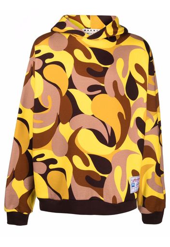 Marni Felpa con stampa camouflage - Giallo