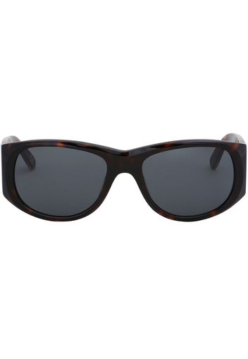 Marni wide-arm oval sunglasses - Nero