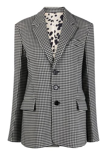 Marni check-pattern blazer - Nero