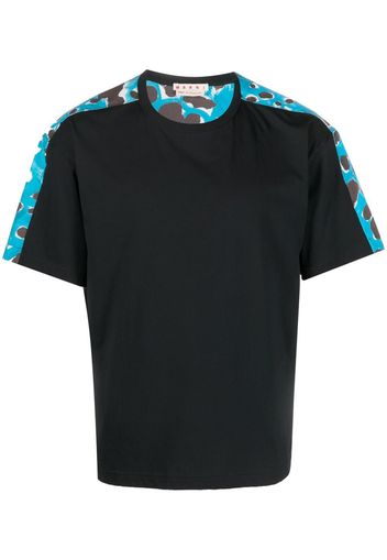 Marni T-shirt con inserti a contrasto - Nero