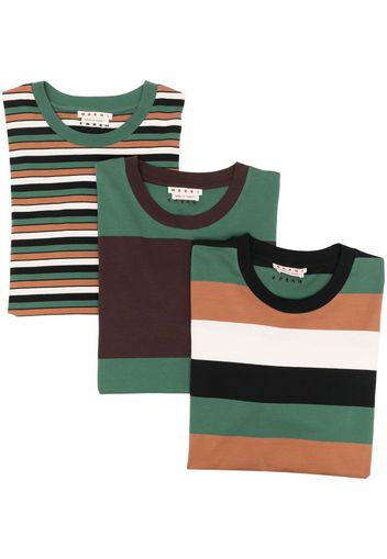 Marni T-shirt a righe - Verde