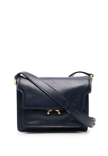 Marni Trunk leather satchel bag - Blu