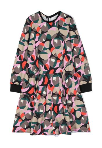 Marni Kids Abito con stampa grafica - Nero