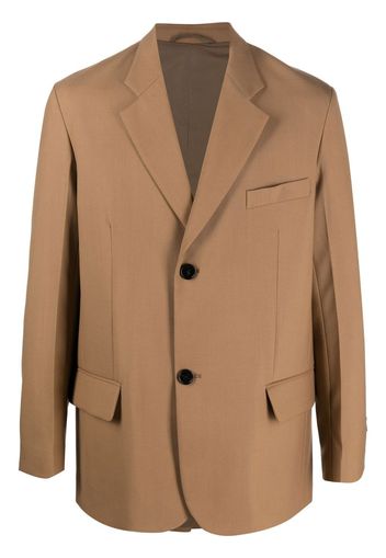 MARNI single-breasted tailored blazer - Marrone