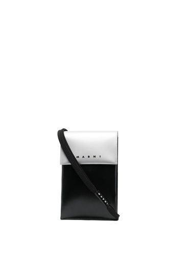 Marni logo-print phonecase - Argento