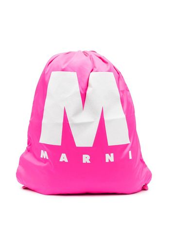 Marni Kids Zaino con stampa - Rosa