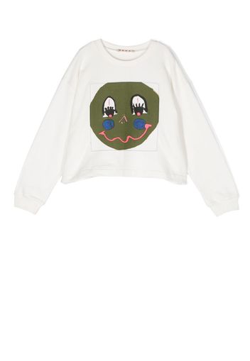 Marni Kids Felpa con stampa grafica - Bianco