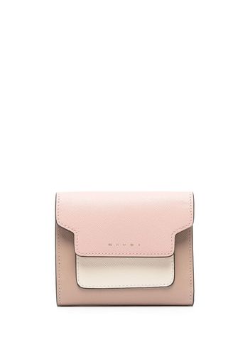 Marni colour-block leather purse - Rosa