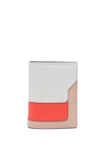 Marni embossed-logo bi-fold wallet - Toni neutri