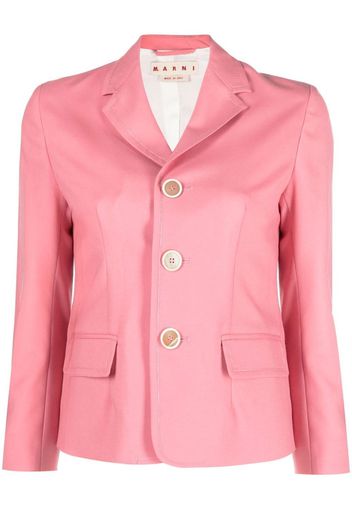 Marni Blazer monopetto con applicazione - Rosa