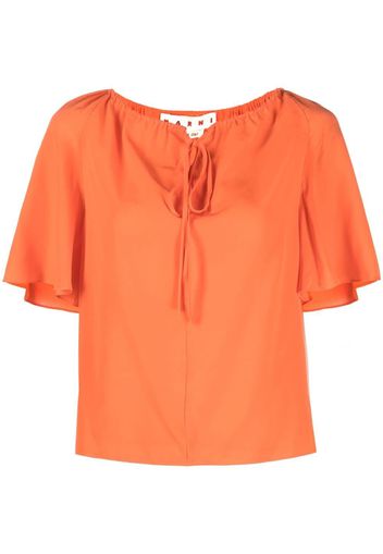 Marni Top con scollo rotondo - Arancione