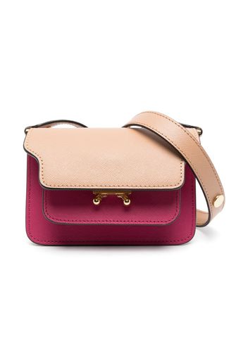 Marni Kids Borsa a spalla con design color-block - Rosa