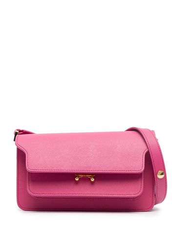 Marni textured-finish leather shoulder bag - Rosa