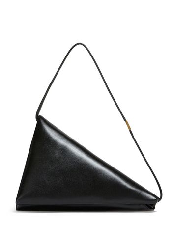 Marni triangle leather shoulder bag - Nero