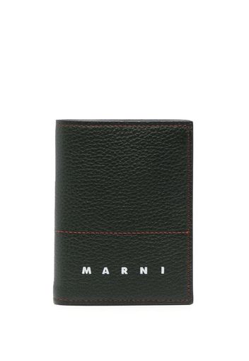 Marni pebble bi-fold wallet - Verde