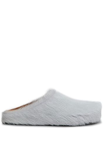 Marni Fussbett Sabot round-toe slippers - Grigio