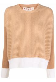 Marni two-tone cashmere sweater - Toni neutri