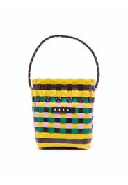 Marni Kids woven shoulder bag - Giallo