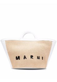 Marni Borsa tote con stampa - Bianco