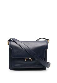 Marni Trunk leather satchel bag - Blu