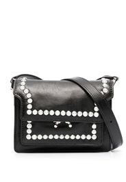 Marni Trunk stud-embellished shoulder bag - Nero