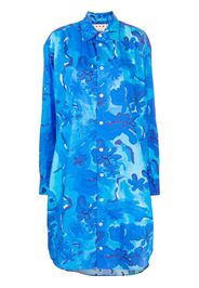 Marni Chemisier a fiori - Blu