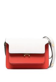 Marni Trunk leather shoulder bag - Arancione