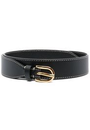 Marni buckled leather belt - Nero