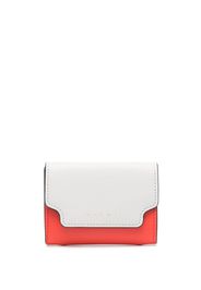 Marni two-tone leather wallet - Grigio