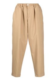 Marni tapered-leg elasticated-waist trousers - Toni neutri