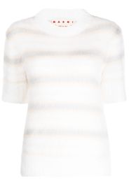Marni brushed mohair T-shirt - Bianco