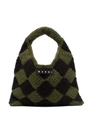 Marni Kids Borsa Market Diamond piccola - Verde