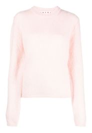 Marni long-sleeved mohair blend jumper - Rosa