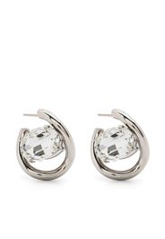 Marni twisted-hoop earrings - Argento