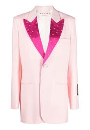 Marni peak-lapel single-breasted blazer - Rosa