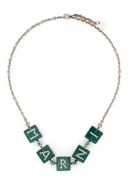 Marni logo-embellished necklace - Argento