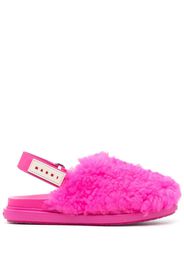 Marni calf-hair mules - Rosa