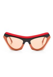 Marni Devil's Pool cat-eye frame sunglasses - Arancione