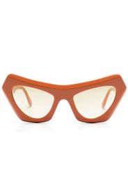 Marni Devil's Pool cat-eye frame sunglasses - Arancione