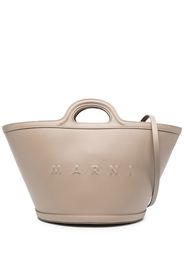 Marni Borsa tote Tropicalia grande - Grigio