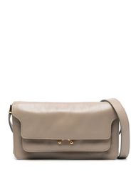 Marni Borsa a spalla Trunk in pelle - Marrone